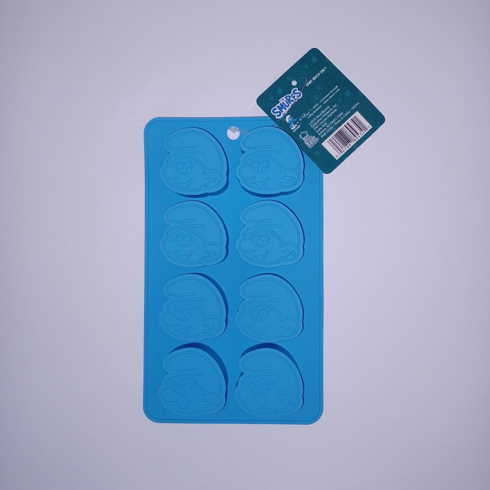 The Smurfs Silicone Ice Cube Tray Candy Mold 8